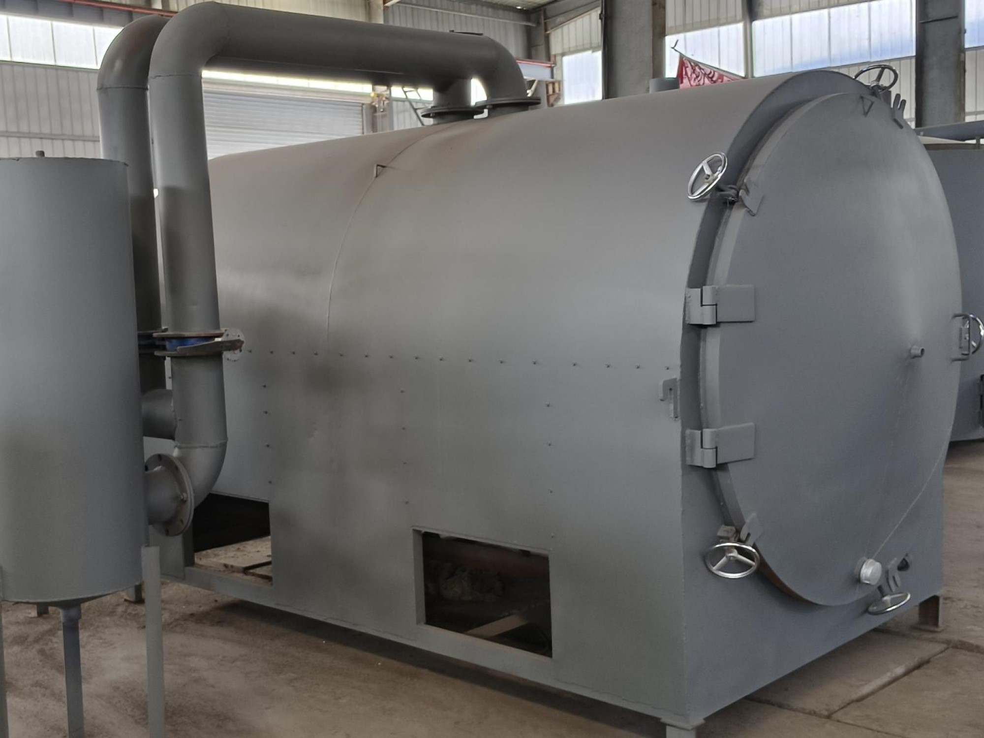 Horizontal Charcoal Furnace for biochar production