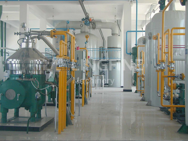 Continuous edible oil refining machine