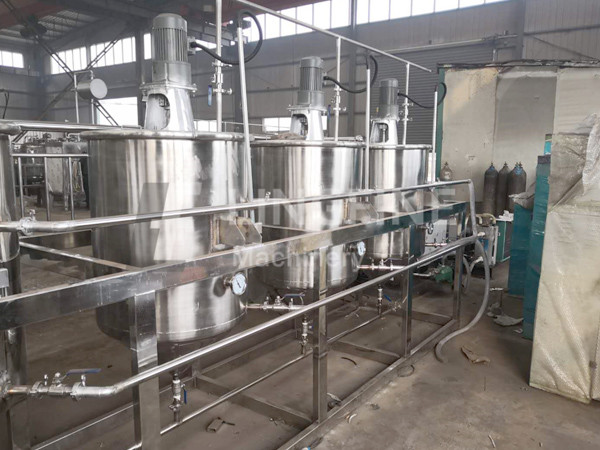 Rapeseed oil refining plant machine