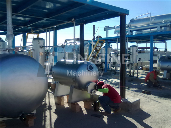 Batch Tyre /Plastic Pyrolysis Technology Process