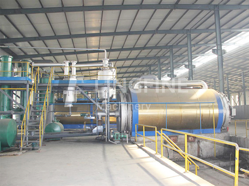 Guangzhou, China 30TPD Waste Tyre And Plastic Oil Distillate Diesel